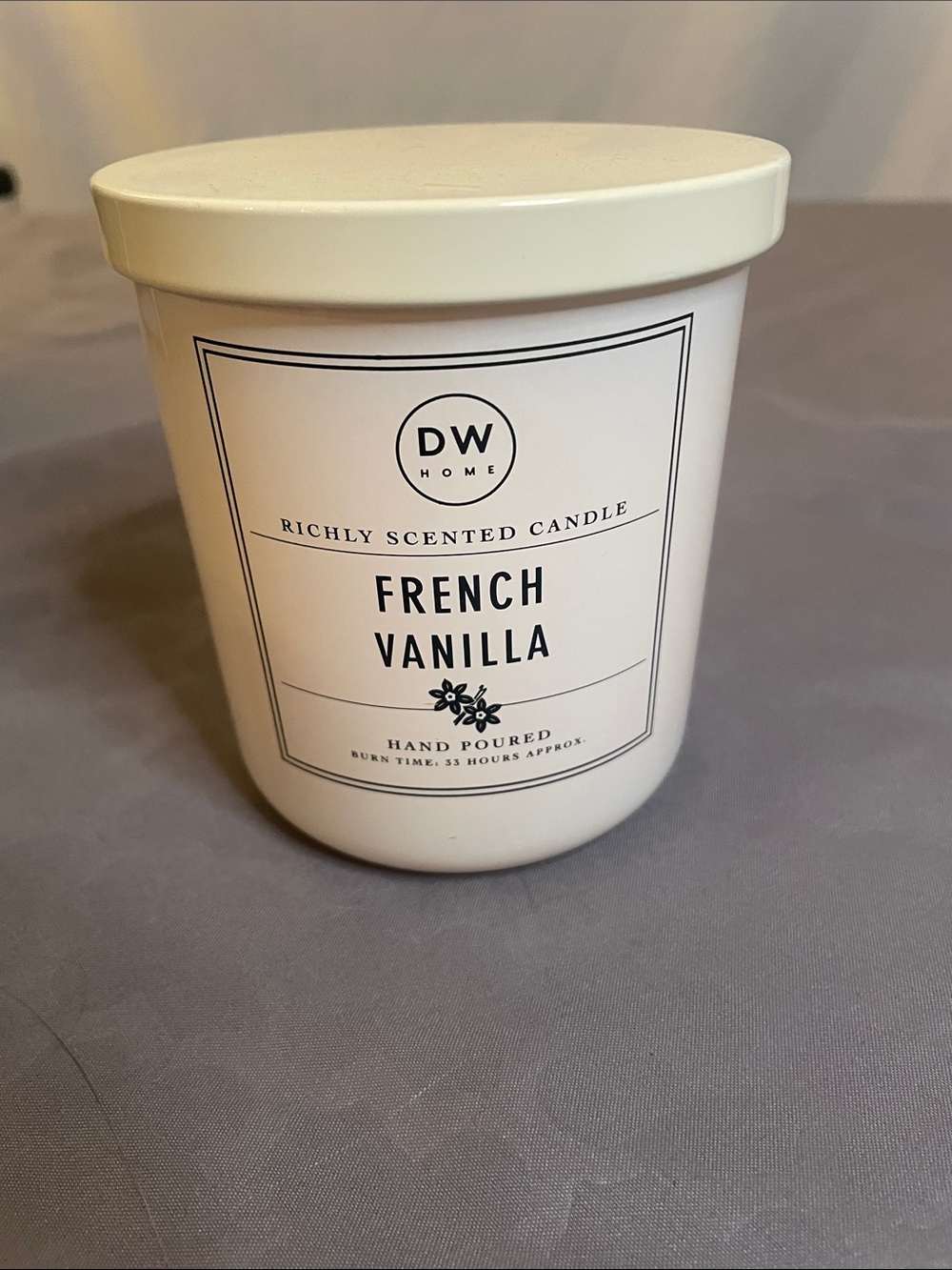 DW Home French Vanilla Scented Candle - Cream